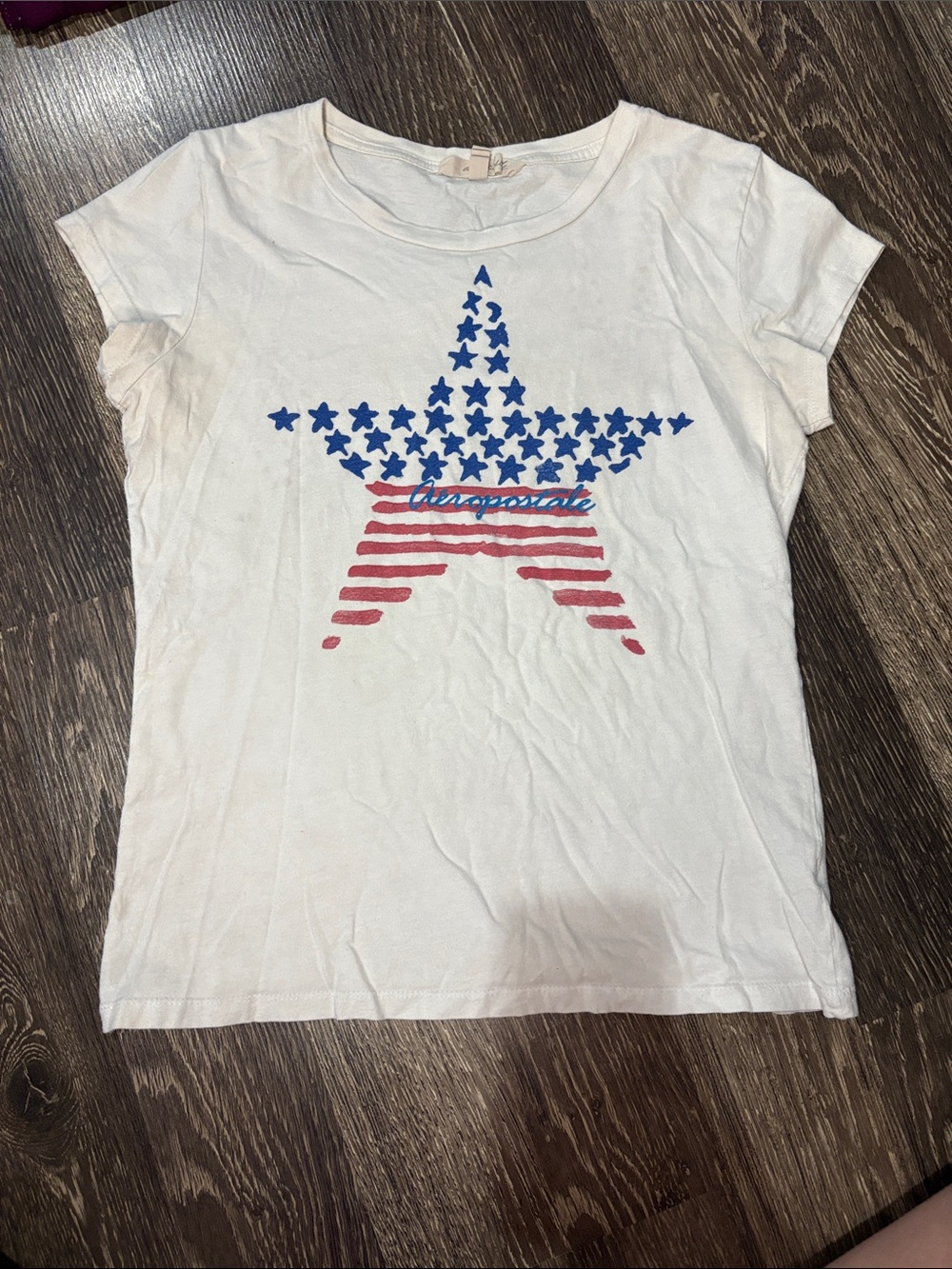 Aeropostale American flag star t-shirt size XL